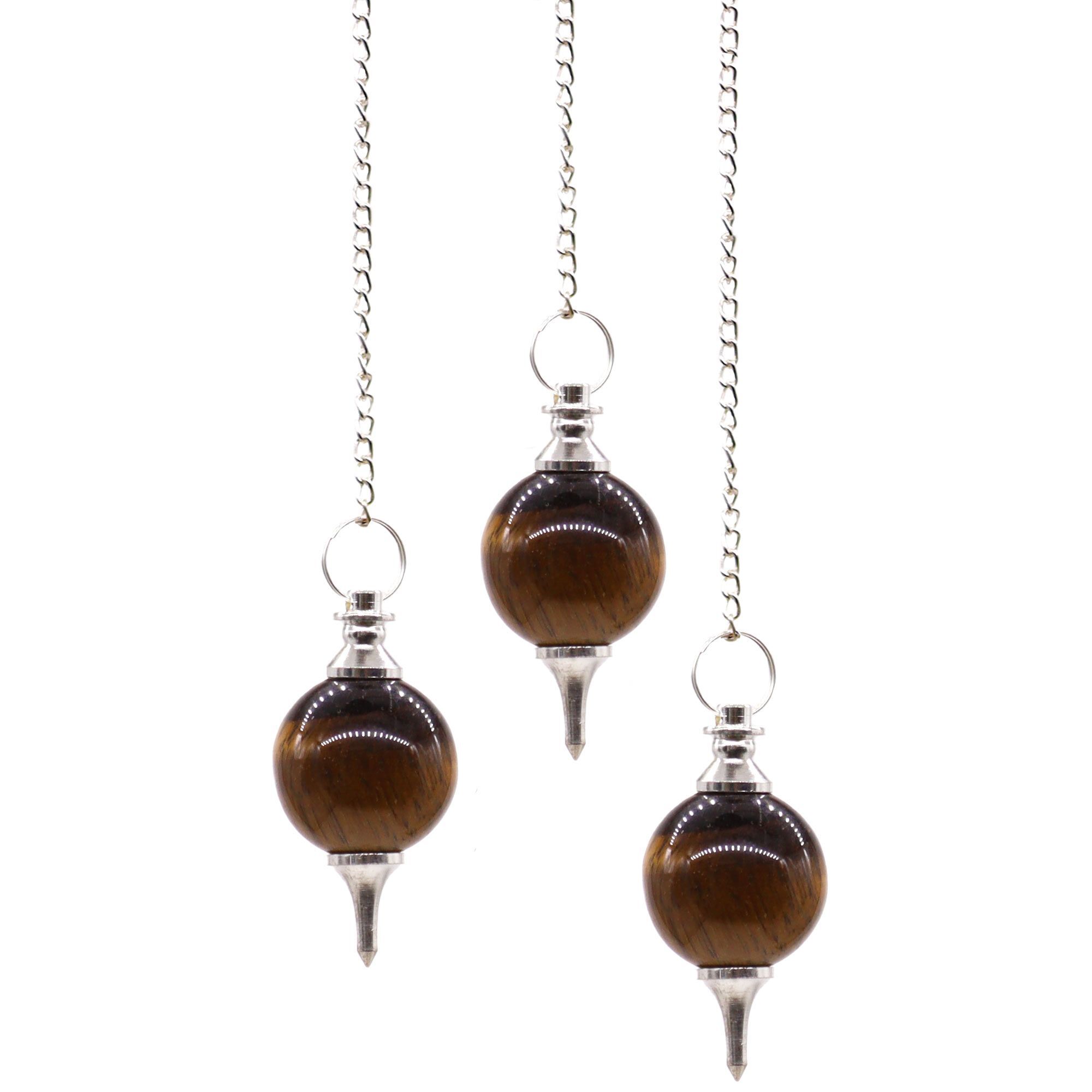 Sphere Pendulums – Tigereye | www.artisan-gifts.co.uk 2 Sphere Pendulums – Tigereye | www.artisan-gifts.co.uk