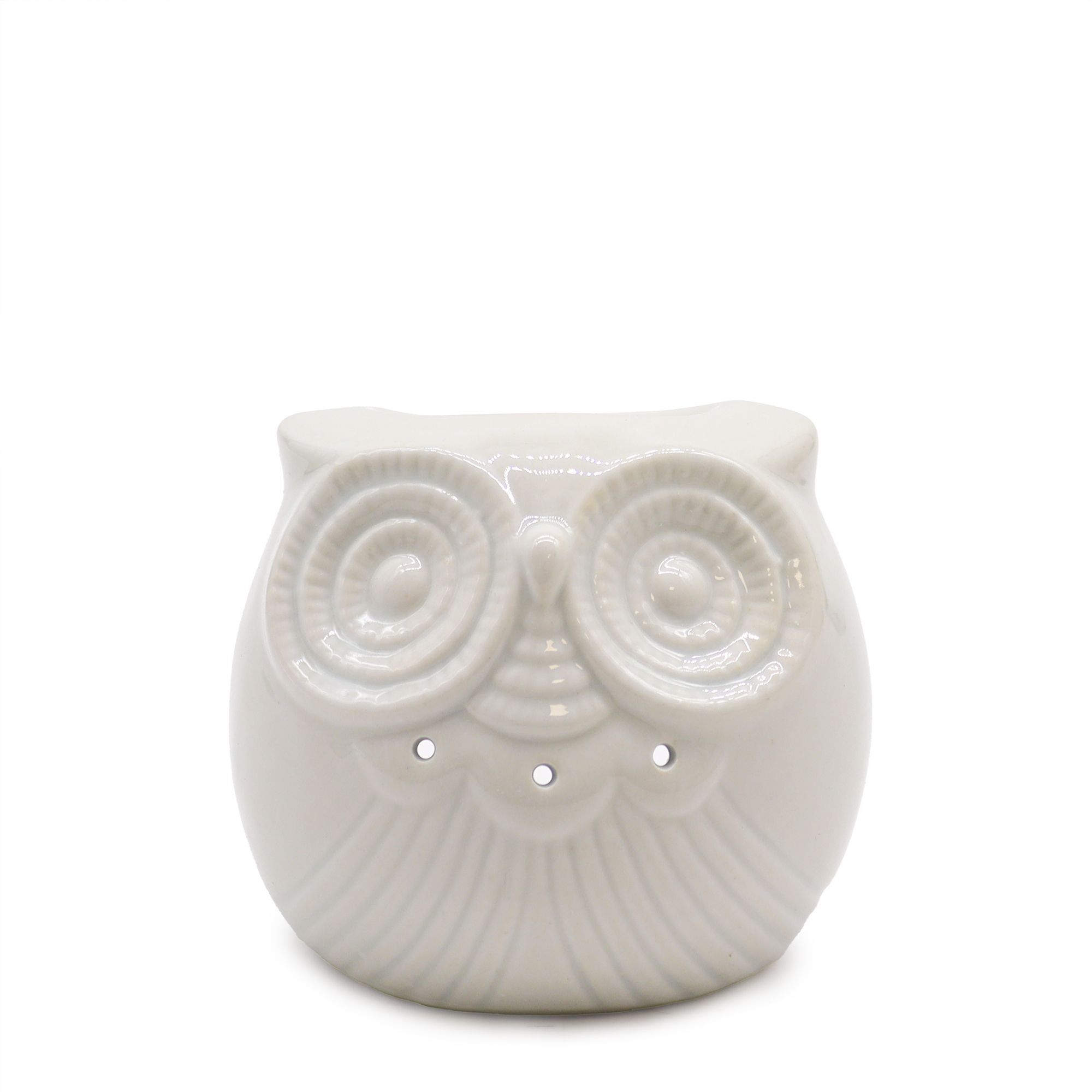 Classic White Oil Burner – Short Owl | www.artisan-gifts.co.uk 2 Classic White Oil Burner – Short Owl | www.artisan-gifts.co.uk 1